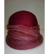 CAPPELLO DONNA PURA LANA CON APPLICAZIONI